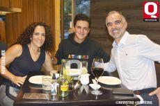 Viviana Cabeza, Francisco Cabeza y Francisco Cabeza