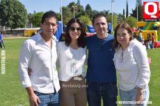 César Ayala, Mildreth Escobar, Josué Gutiérrez y Paola Chávez