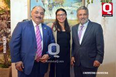 Lic. Jorge Trejo, Michelle Trejo y Gerardo Aguirre