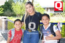 Misael Hernández, Janeth Vargas y Ander Hernández