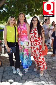 Valeria Quiroz, Claudia Orozco y Mayra Rocha