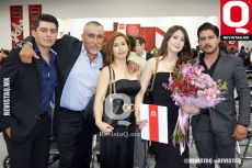 Frida Alejandra Ríos Atilano y familia