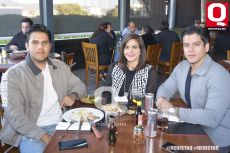 Diego González, Nelly Cano y Samuel González