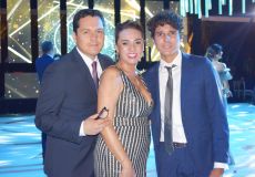 Edgar Enriquez, Paola León y Rodrigo Enriquez