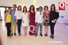Katy Fragoso, Olga, Rosy Villanueva, Fabiola Sámano, Carmelo Cisneros, Lili y Verónica González