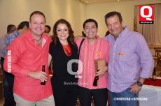 Tony Bernal, Lupita Valenzuela, Alberto Vargas y Jesús Jacinto