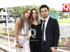 Andrea Briseño, Victoria de Anda y Óscar Briseño