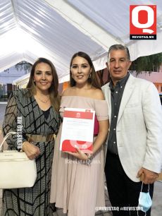 Patricia Lozornio, María Fernanda Márquez y Gilberto Márquez
