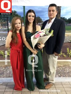 Rocío Marín, Myriam Tenopala y Armando Tenopala