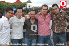 Abel Ortíz,Israel Moreno,Cache Ayala,Luis Villalobos y Gerardo Hernández