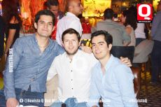 Edgar Estrada, Diego Dávila y Braulio Pérez
