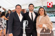 Jaime Clarck, Jorge Clarck y Leticia Fragoso