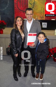 Tatiana Hernández, José ángel Arreguín y José Ángel Jr