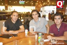 Francisco Flores, Fernando Flores y Emiliano Flores