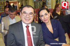 Diego Mujica y Daniela Esparza