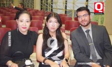 Rocío López, Mia Zavala López y Juan José Zavala