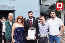 Carlos Marroquín,  Delia Rodríguez,  Daniel Marroquín,  Máximo Marroquín y Carlos Marroquín