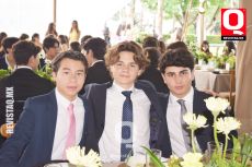 Paolo Renteria,  Sergio Plascencia y Paulo Mata