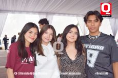 Camila León,  Allison Garivay, Diana Rodríguez y Alvaro Hernández