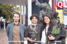 Max Huerta, Miguel Durán y Andrea Huerta