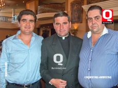 Roberto Plascencia, Padre Dennis Doren y Arnulfo Padilla