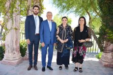 Eduardo Sojo, Óscar Sojo, Miralda de Sojo y Melissa Sojo