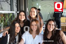 A   Carolina Hernández, Fernanda Vela, Fernando Rodríguez, Fernanda Ramírez, y Ximena Montañés