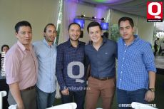 Kenneth Tenango, Francisco Córdova, Eduardo Zapata, Juan José Díaz y Gerardo Ituarte