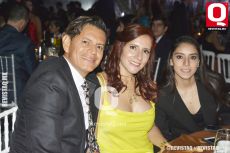 Eduardo Gutiérrez, Araceli Gutiérrez y Zoé Gutiérrez