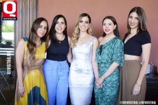 Sofía Vargas, Valeria García, Sofía Hernández, Lorena Rocha y Andrea González del Castillo