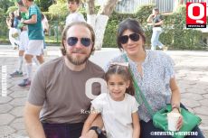 Miguel Reinero, Luna Reinero y Paulina López