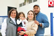 Inés Chávez, Macarena Báez, Sonia Chávez y Adonais Chávez