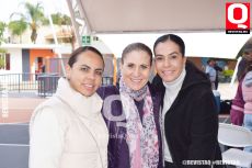 Lupita Ramírez, Alejandra González y Gisela Sánchez