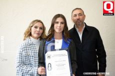 Elia Uribe, Daniela Velázquez y Fernando Velázquez