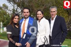 Miroslava Moreno, Paulo Hernández, Claudia de Hernández y Francisco Hernández