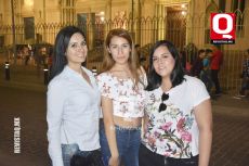 Tania Lizarraga, Itze Gómez y Andrea Rivas