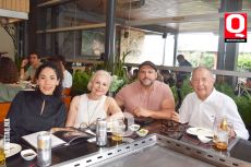 María Ruiz,  Angélica Bernal,  Eduardo Castillo Bernal y Lalo Castillo