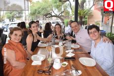 Rosa Gemma Obregón,  Natalia Kornhauser, Berenice Lozano,  Alejandro Kornhauser y Diego Kornhauser