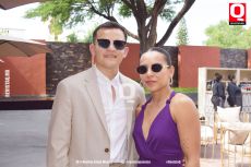 Tito Tavizón y Fernanda Vallejo