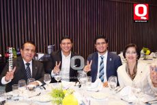 Toño Guerrero, Josue Enriquez,  Diego Aguilera y Lic Marcia Chacón Hernández