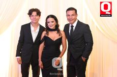Fabrizzio Estrada, Araceli Araujo y Cristóbal Estrada