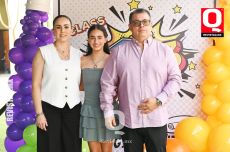 Jaqueline Muñoz, Mariana Jiménez y Hugo Jiménez