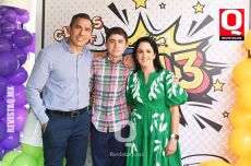 Julio Díaz, Eugenio Díaz y Mary Tere Videgaray