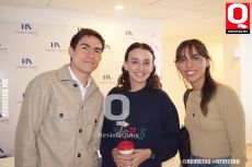 Roberto Pedraza, Sofía Araiza y Diana Medina