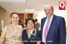 Katya Morales, Lucía Vázquez y Elias Henaine