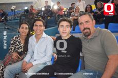 Florencia Arriaga,Ferrán Mendiola, Elías Mendiola y Juan Salvador Mendiola