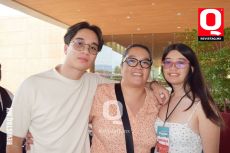 Paolo Radilla, Alibe Chang y Aline Radilla