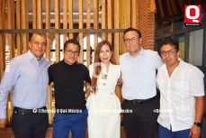 Alberto Martínez,  Dr. Tláloc Jiménez, Carlos Álvarez y Víctor Durán 