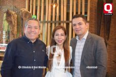 Rafael Rangel, dra. Gloria Adriana Martínez Macías y Miguel Lupercio