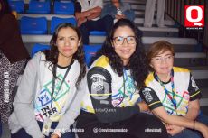 Elena Vázquez,  Lucia Hernández y Alejandra Ferretis